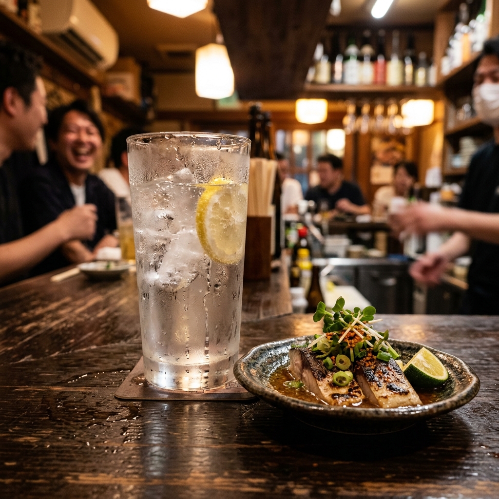大阪の賑やかなバル街