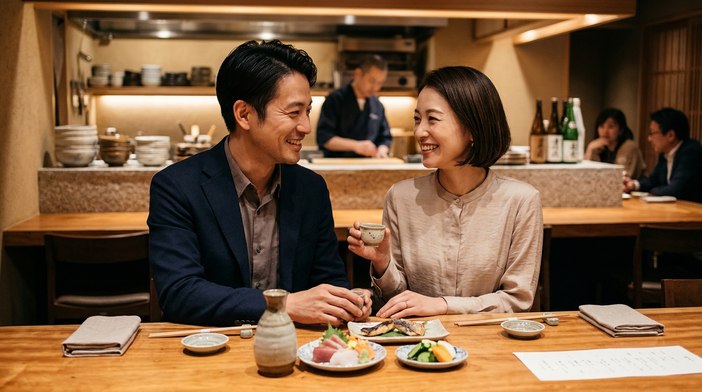 【仮交際 デート 店選び カウンター】初デートで対面席は面接化する？警戒されずに打ち解ける「安全なカウンター」の絶対基準