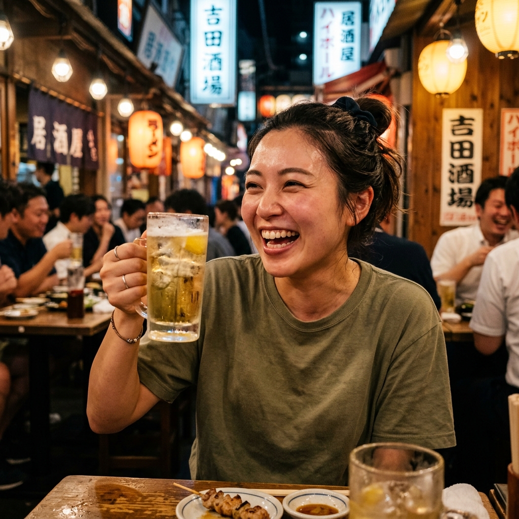 サシ飲みでの親密な距離感