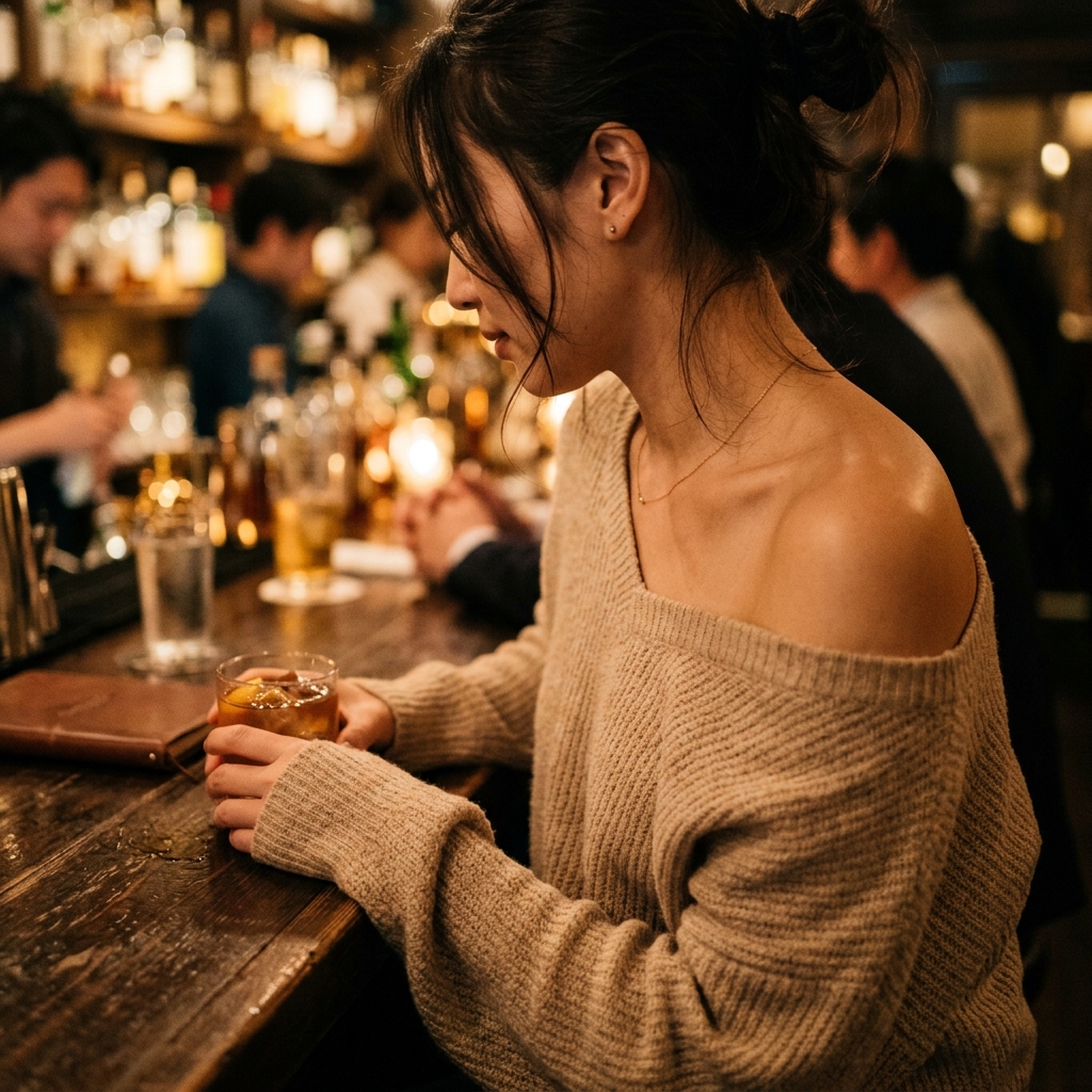 サシ飲みでの親密な距離感